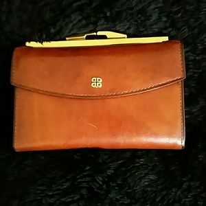 Bosca Moda Di Roma red leather billfold